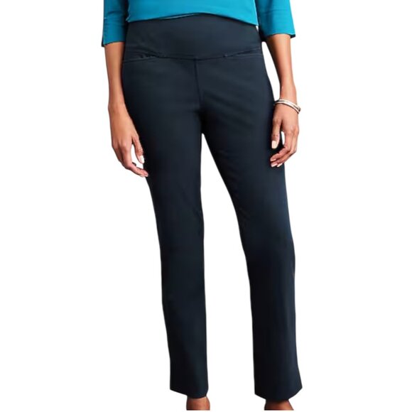 J. Jill Wearever Smooth-Fit Knit Jeans Women's 2X Navy Blue Pull On Waist NWT - Picture 1 of 10